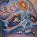 Tattoos - Day of the dead sugar skull tattoo - 50643